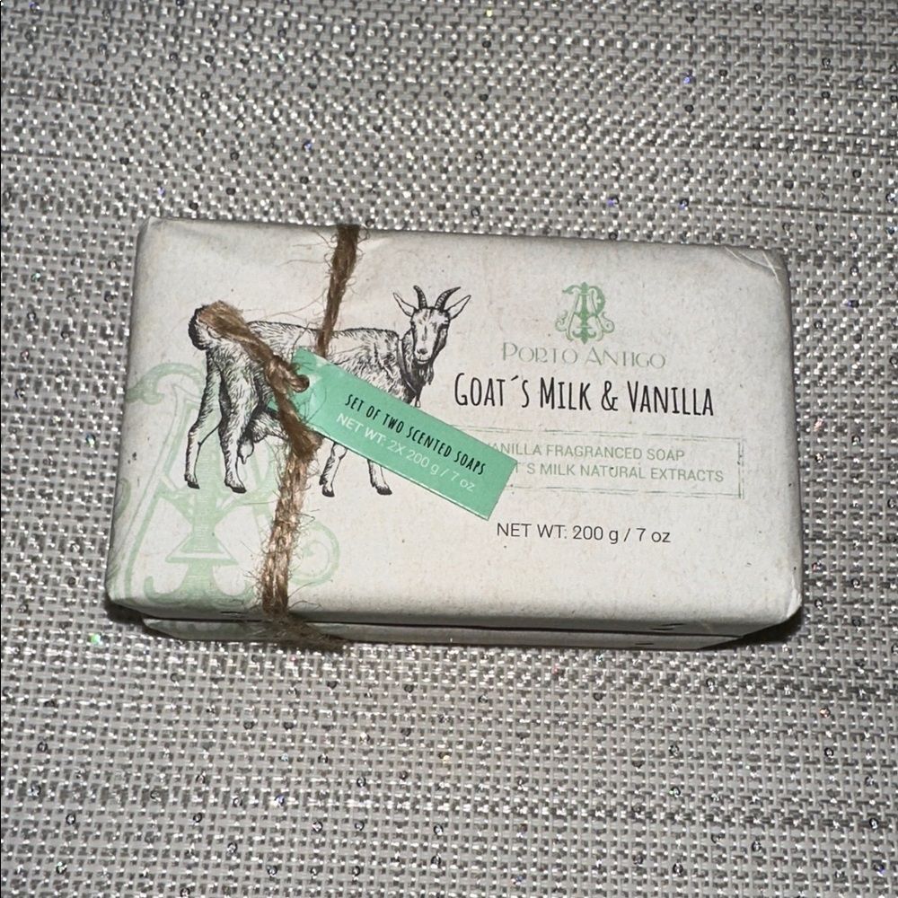 Castelbel Goat’s Milk Natural Extract Vanilla Fragranced Soap Gift Pack 2 Bars